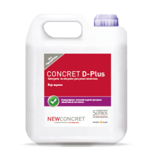 Concret D-Plus | Detergente de alto poder para pisos industriales. Baja espuma.