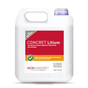 Concret Litium | Densiﬁcador y sellador superﬁcial a base de litio para hormigón.